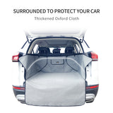 NNEDSZ Ondoing Grey Dog Car Boot Cover SUV Liner Trunk Rear Cargo Hammock Waterproof Protector