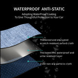 NNEDSZ Ondoing Grey Dog Car Boot Cover SUV Liner Trunk Rear Cargo Hammock Waterproof Protector