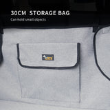 NNEDSZ Ondoing Grey Dog Car Boot Cover SUV Liner Trunk Rear Cargo Hammock Waterproof Protector