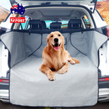NNEDSZ Ondoing Grey Dog Car Boot Cover SUV Liner Trunk Rear Cargo Hammock Waterproof Protector