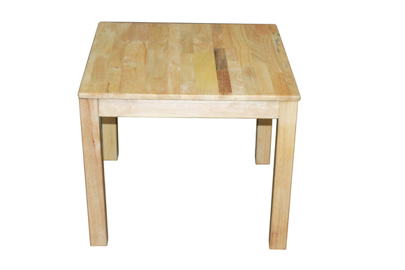NNEDSZ Rubberwood Square Table