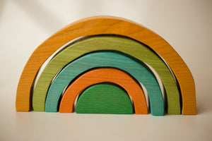 NNEDSZ Small Color Rainbow Block Set