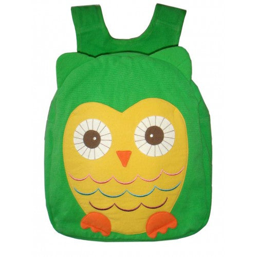 NNEDSZ Hootie Owl Back Pack-Green