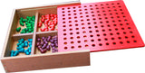 NNEDSZ Froebel Gifts J2- Pegs And Lacing Box