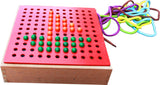 NNEDSZ Froebel Gifts J2- Pegs And Lacing Box