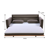 NNEDSZ SHASA 2 Seater Pull-out Sofa bed Grey taupe
