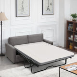 NNEDSZ RAY 2 Seater Sofa bed with Separate Foam Mattress- Dark grey