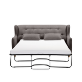 NNEDSZ 2 Seater Sofa bed with Separate Foam Mattress-Dark grey