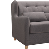 NNEDSZ 2 Seater Sofa bed with Separate Foam Mattress-Dark grey