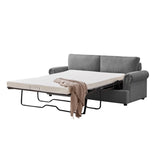 NNEDSZ PHEBE 3 Seater Sofa bed with Separate Foam Mattress- Corduroy Dark grey