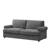 NNEDSZ PHEBE 3 Seater Sofa bed with Separate Foam Mattress- Corduroy Dark grey