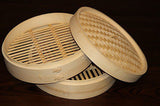NNEDSZ 12 Inch Brand New Bamboo Steamer Set-2 Steamer Baskets With 1 Lid