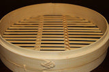NNEDSZ 12 Inch Brand New Bamboo Steamer Set-2 Steamer Baskets With 1 Lid