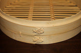 NNEDSZ 12 Inch Brand New Bamboo Steamer Set-2 Steamer Baskets With 1 Lid