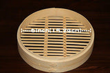 NNEDSZ 6 Inch Bamboo Steamer Set-2 Steamer Baskets With 1 Lid