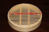 NNEDSZ 7 Inch Bamboo Steamer Set-2 Steamer Baskets With 1 Lid