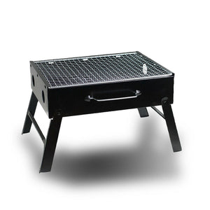 NNEDSZ Outdoor Camping Portable & Foldable Charcoal BBQ Grill Hibachi Picnic Barbecue