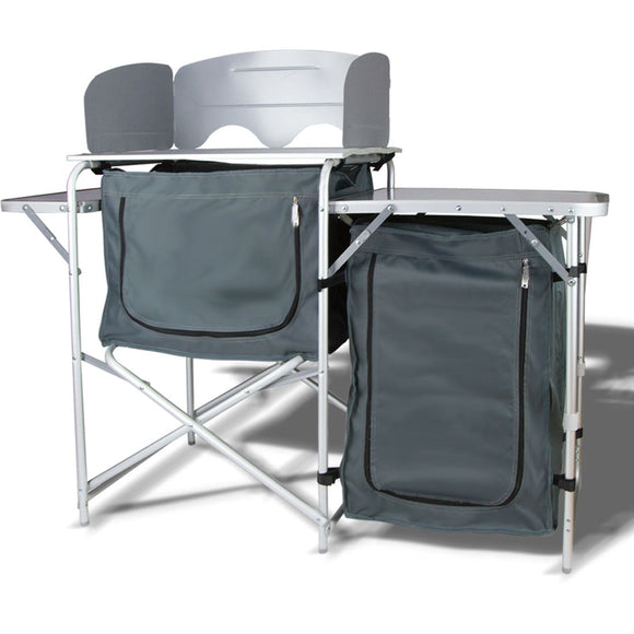 NNEDSZ Single Pantry Storage Camping Kitchen Shelf Camp Cupboard Windshield Cook Table