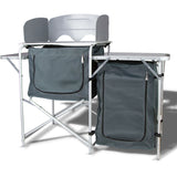NNEDSZ Single Pantry Storage Camping Kitchen Shelf Camp Cupboard Windshield Cook Table