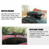 NNEDSZ 105cm Universal Car Roof Racks Carrier Adjustable Cross Bars Aluminium Alloy Lockable