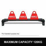 NNEDSZ 105cm Universal Car Roof Racks Carrier Adjustable Cross Bars Aluminium Alloy Lockable