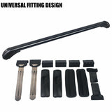 NNEDSZ 105cm Universal Car Roof Racks Carrier Adjustable Cross Bars Aluminium Alloy Lockable