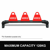 NNEDSZ 110cm Universal Car Roof Racks Carrier Adjustable Cross Bars Aluminium Alloy Lockable