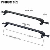 NNEDSZ 110cm Universal Car Roof Racks Carrier Adjustable Cross Bars Aluminium Alloy Lockable
