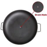 NNEDSZ Portable Outdoor Fire Pit Fireplace Open Patio Heater Garden Plant Bowl Steel