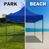NNEDSZ 3x3m Pop Up Gazebo Outdoor Tent Folding Marquee Party Camping Market Canopy - blue