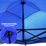 NNEDSZ 3x3m Pop Up Gazebo Outdoor Tent Folding Marquee Party Camping Market Canopy - blue