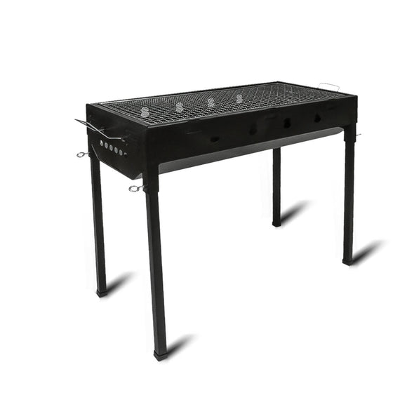 NNEDSZ Large Portable Charcoal Outdoor BBQ Barbecue Grill Set