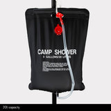 NNEDSZ 20L Craig Camp Shower Bag Solar Heated Water Pipe