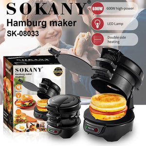 NNEDSZ Sokany Burger Maker – Non-Stick, Easy & Fast Cooking