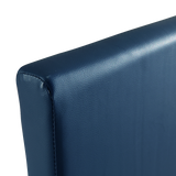 NNEDSZ Single PU Leather Bed Frame Blue