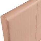 NNEDSZ Single PU Leather Bed Frame Pink