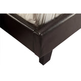 NNEDSZ Double PU Leather Bed Frame Brown