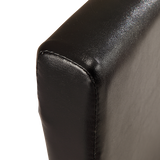 NNEDSZ King PU Leather Bed Frame Black