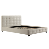 NNEDSZ Queen PU Leather Deluxe Bed Frame White