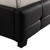 NNEDSZ Queen PU Leather Deluxe Bed Frame Black