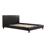 NNEDSZ Queen PU Leather Bed Frame Black