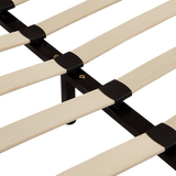 NNEDSZ Queen PU Leather Bed Frame Black