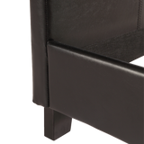 NNEDSZ Queen PU Leather Bed Frame Black