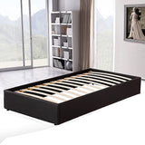 NNEDSZ PU Leather Single Bed Ensemble Frame