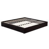 NNEDSZ PU Leather King Bed Ensemble Frame