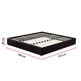 NNEDSZ PU Leather King Bed Ensemble Frame