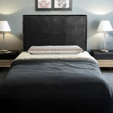 NNEDSZ PU Leather Single Bed Headboard Bedhead - Black