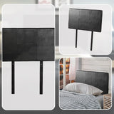 NNEDSZ PU Leather Single Bed Headboard Bedhead - Black