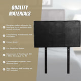 NNEDSZ PU Leather Single Bed Headboard Bedhead - Black