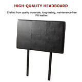NNEDSZ PU Leather Single Bed Headboard Bedhead - Black